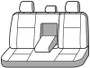 Covercraft 19-24 Subaru Forester Endura PrecisionFit Custom Second Row Seat Covers - Silver/Charcoal