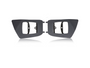 Cali Raised 12-15 Toyota Tacoma Led Fog Light Pod Replacements Brackets Kit - Brackets Only