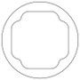 Cometic Ford 8BA/8CM Flathead V8 .060in Fiber Oil Pump Relief Nut Gasket - 1948-1953