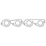 Cometic Chevy Mark-IV GM Gen-V/VI BB V8 .064in ArmorCore Exhaust Mani Gasket Set-2.015in Round Port