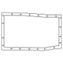 Cometic Toyota 1GR-FE/2UZ-FE/3UR-FE .060in AFM Automatic Transmission Oil Pan Gasket-20-Bolt