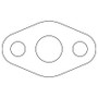 Cometic Ford 59A Flathead V8 .031in Fiber Oil Pump Screen Cover - 1945-1948