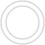 Cometic Ford 59A Flathead V8 .060in KF Oil Drain Plug Gasket - 1938