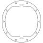 Cometic GM 8.5in .060in Fiber Differential Cover Gasket - 10 Bolt
