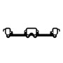 Cometic Chrysler LA V8 .064in ArmorCore Exhaust Manifold Gasket Set - With 4 BBL Carburetor