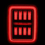 AlphaRex 19-24 Jeep Gladiator JT Nova-Series Prismatic LED Tail Lights - Black-Red