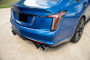 Corsa 2022-25 Caddy CT5 V Blackwing 3in. Cat-Back w/ Act. Exh. - Dbl X-Pipe - Twin 4.5in. BlkCF Tips