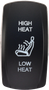 Dash Switch Rocker Face High Low Heated Seats