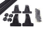Dee Zee Cargo Management - Universal Hex Series Cross Rails - 74in. Kit - Texture Black