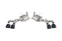 Corsa 22-25 Caddy CT5-V Blackwing 3in Axle-Back - Act. Exh. - Dual Rear Exit - Twin 4.5in Tips - Blk