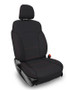 PRP 2013-2017 Subaru Crosstrek Front Seat Covers (Pair) - Black w/ Red Stitch