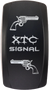 Dash Switch Rocker Face Turn Signal Vertical Xtc