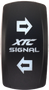 Dash Switch Rocker Face Turn Signal Vertical