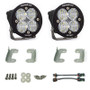 Baja Designs 07-09 Wrangler JK w/OE Bumper Squadron R Sport Fog Pocket Kit - Clear