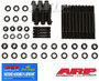 ARP Chevrolet Small Block w/ 4-Bolt Front & Rear Caps Main Stud Kit - Black