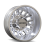 Mayhem 8107D Cogent Dually 17x6.5 8x210 BP 125mm Offset 154.2mm Bore Polished Wheel