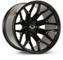 Vossen VFX-03 20x10 - 8x170 - ET18 - Super Deep - 125.1 - Gloss Black Wheel