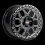 Weld Solana Beadlock 20x10.5 / 5x127 BP / ET38 / 71.5mm Bore - Gloss Black MIL DIA Wheel