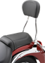 Std Round Sissy Bar W/pad Chrome Vtx1300c 04-06/1800cf
