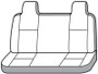 Covercraft 99-04 Ford F250/F350/F450/F550 Carhartt PrecisionFit Front Row Seat Covers - Gravel