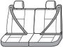 Covercraft 07-14 GMC Yukon Polycotton SeatSaver Custom Third Row Seat Covers - Grey