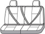 Covercraft 07-14 GMC Yukon Polycotton SeatSaver Custom Third Row Seat Covers - Grey