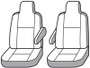 Covercraft 16-24 Chevrolet Express Carhartt Super Dux SeatSaver Custom Front Row Seat Covers - Black