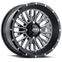ITP Momentum 22x6.5 / 4x156 BP / 10mm Offset Black w/ Milled Accents Wheel