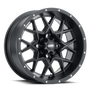 ITP Hurricane 14X7 / 4x156 BP / 6+1 Offset Matte Black Wheel