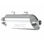Single Slip-on System W/ Oval Sport Muffler Chrome