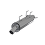 Single Slip-on System W/ 4" Performance Muffler Chrome