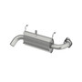Single Slip-on System W/ Oval Sport Muffler Chrome