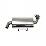 Single Slip-on System W/ Oval Sport Muffler Chrome