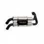 Dual Stacked Slip-on System W/ Performance Muffler Blk Tip