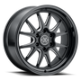 Method Raised MR802 20x10 / 6x5.5 BP / 10mm Offset / 106.25mm Bore - Double Black Milled Wheel
