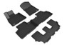 3D MAXpider 21-24 Genesis Gv80 7-Seat Kagu Black R1 R2 R3