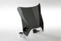 National Cycle Fits 52-56 mm. O.D. Mohawk Chrome Hardware/Curve Bracket/Windshield-Dark Tint