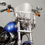 National Cycle 06-23 Harley-Davidson FX Glide/Softail 49 mm. Switchblade Windshield Shorty-Clear