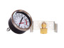 Kleinn Dash Mount Analog Air Pressure Gauge/ 0-250 PSI - 1/4In M NPT Inlet