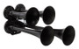 Kleinn Chrome Quad Horn/ 12.5In/10In/7.5In/6In - Chrome-Plated Zinc Alloy