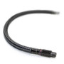 Kleinn 18In Stainless Steel Braided Leader Hose w/ Check Valve-1/4In M NPT Inlet/ 1/4In M NPT Outlet