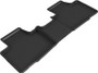 3D MAXpider 20-23 Toyota Highlander Kagu Black Floor Mat - Row 2