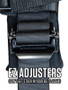 PRP 5.2 Cam-Lock Harness w/ Ratchet Lap Belt - Black
