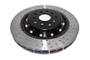 DBA 18-21 Subaru WRX STI Front 5000 Series 2-Piece Drilled Rotor w/Black Hat