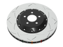 DBA 99-04 Audi A6 Quattro 4.2L Front 5000 Series 2-Piece Slotted Rotor w/Black Hat