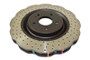 DBA 08-16 Mitsubishi Lancer Evolution Rear 4000 Series Drilled Wavey Rotor