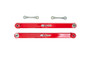 UMI 78-96 GM B-Body Boxed Extended Length Lower Control Arms w/Poly Bushings - Red