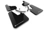 Rally Armor 24-26 Hyundai Santa Fe Black Mud Flap w/White Logo