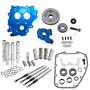 S&S Cycle 99-06 BT Gear Drive Cam Chest Kit w/o Cam, w/ Chrome Pushrod Tubes