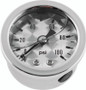 Bikers Choice 0-100 PSI Oil Pressure Gauge Engine Turned Face SS Bezel Liquid Filled Universal Cstm